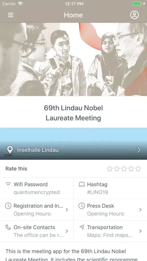 Lindau Nobel Laureate Meetings应用截图