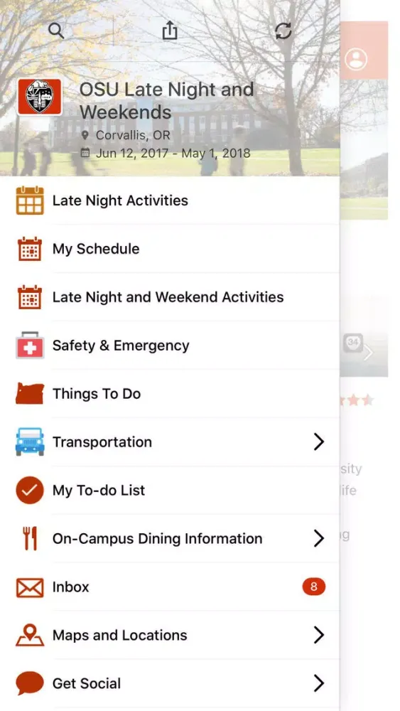 Screenshot di OSU Late Night and Weekends