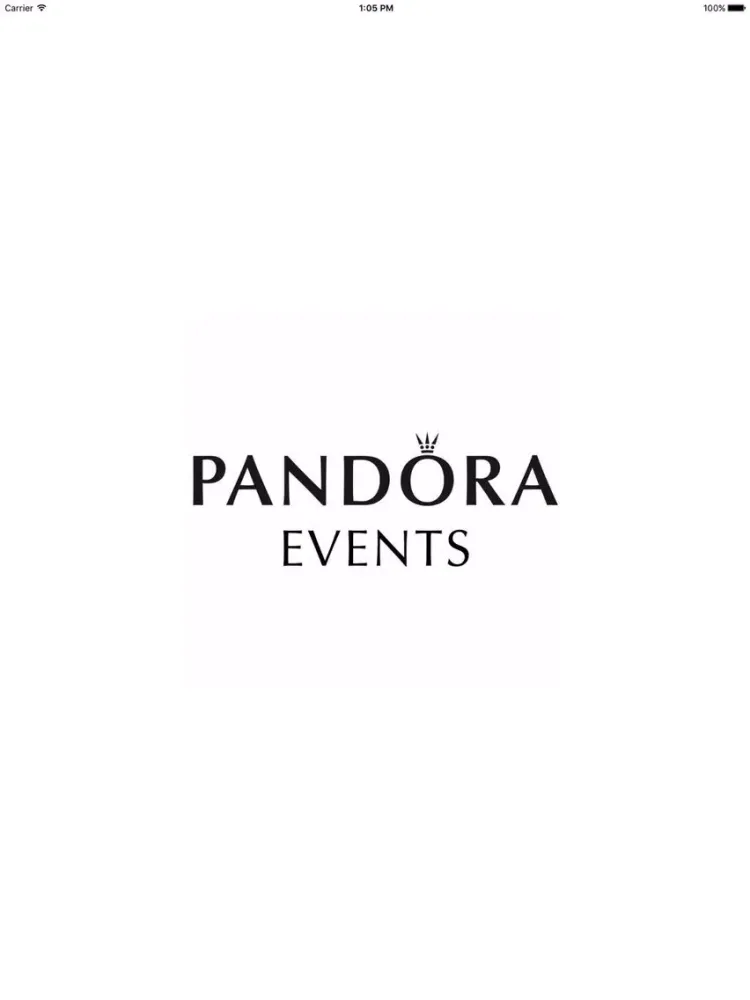 PANDORA Events iPad  Ekran Görüntüleri