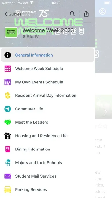 Ảnh chụp màn hình của Experience Behrend
