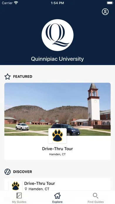 Quinnipiac University Events Screenshots