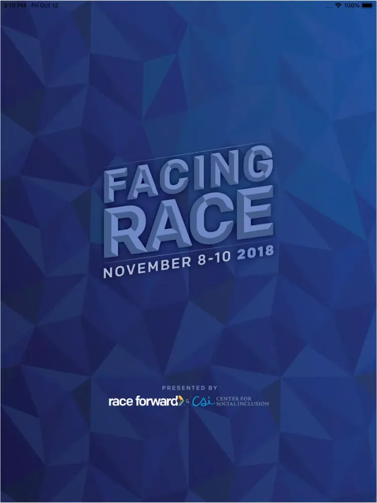 Скриншоты Facing Race Conference iPad 