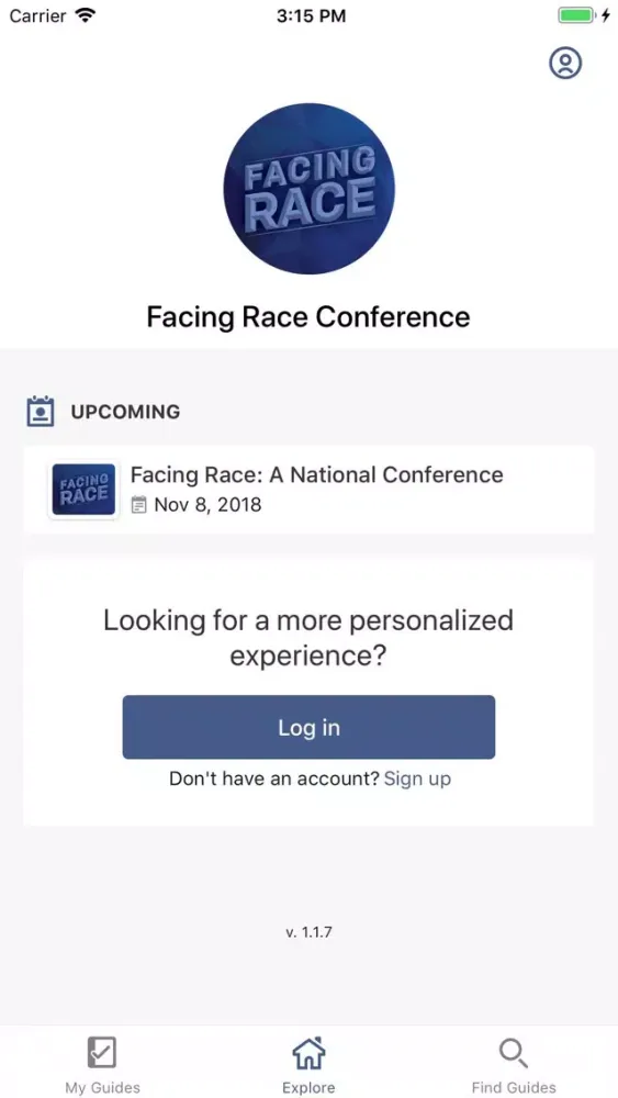 Скриншоты Facing Race Conference