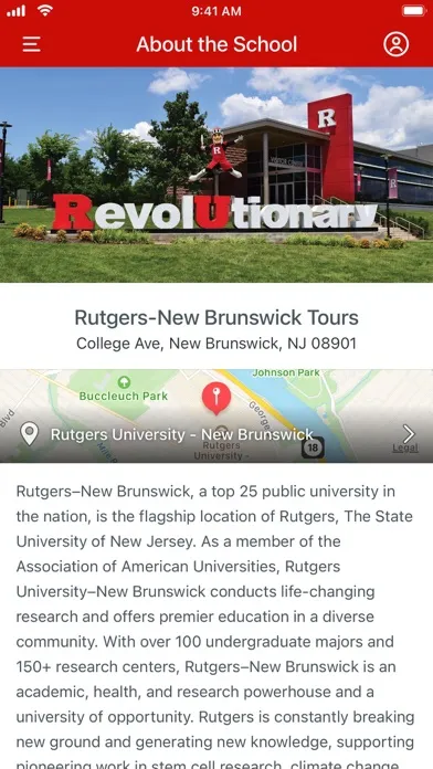 Captures d'écran de Rutgers NB