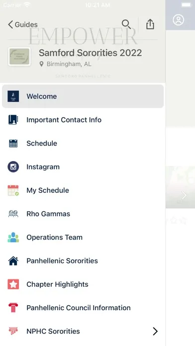 Samford University Guides 스크린샷