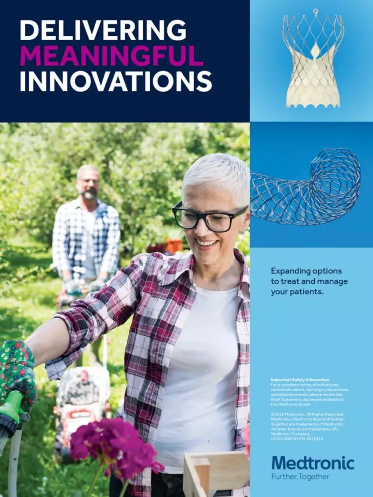 Capturas de tela do SCAI 2018 Scientific Sessions iPad