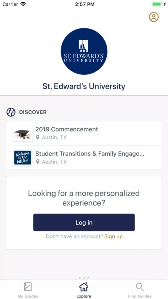 St. Edward’s University Screenshots