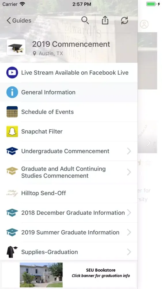 St. Edward’s University Screenshots