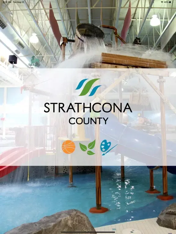 Tangkapan skrin Strathcona County Recreation iPad 