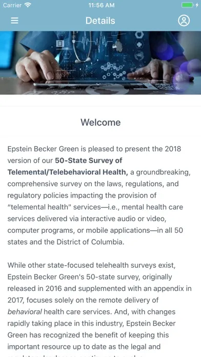 Capturas de pantalla de Telemental Health Laws