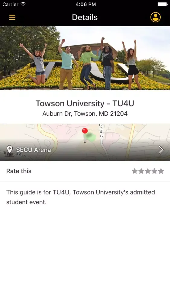 Скриншоты Towson University TU4U