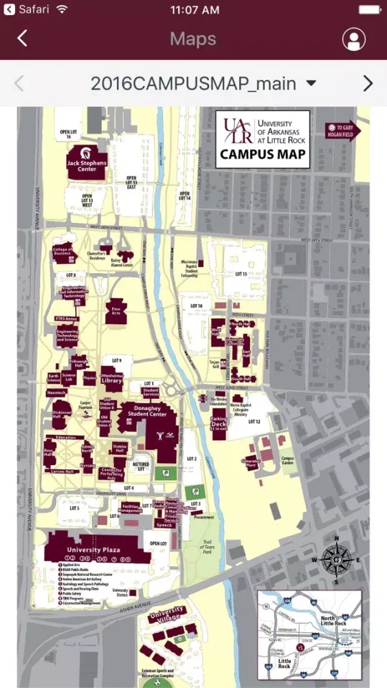 Ảnh chụp màn hình của UA Little Rock Orientation