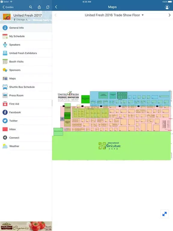 United Fresh Events iPad  Screenshots