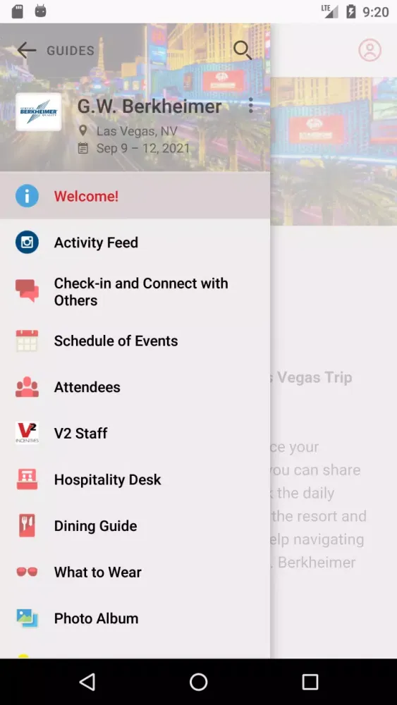 Screenshot di V2GO