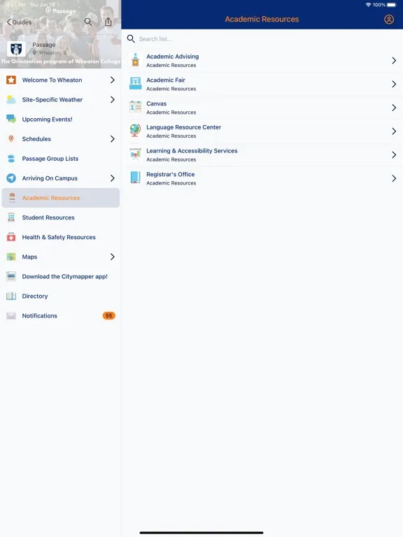 Wheaton Passage iPad  Ekran Görüntüleri