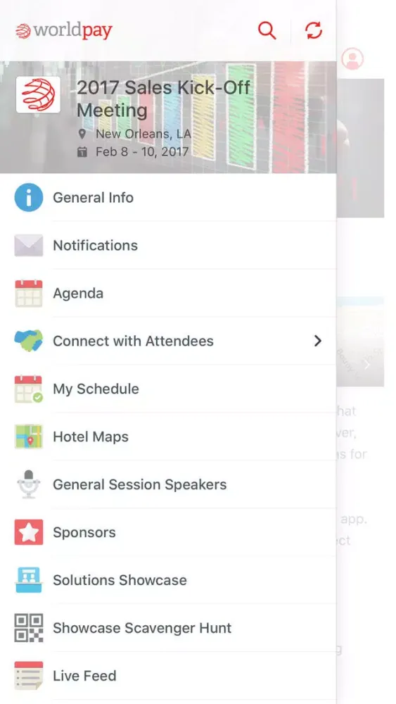 Worldpay 2017 Sales Kick-Off Screenshots