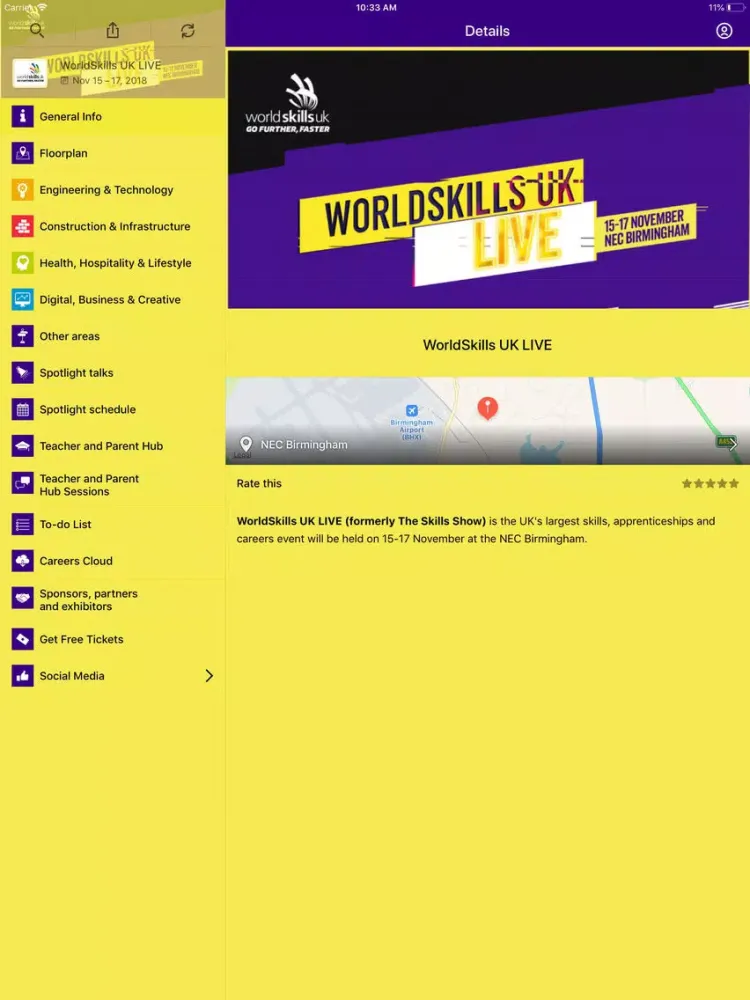 WorldSkills UK LIVE iPad  स्क्रीनशॉट