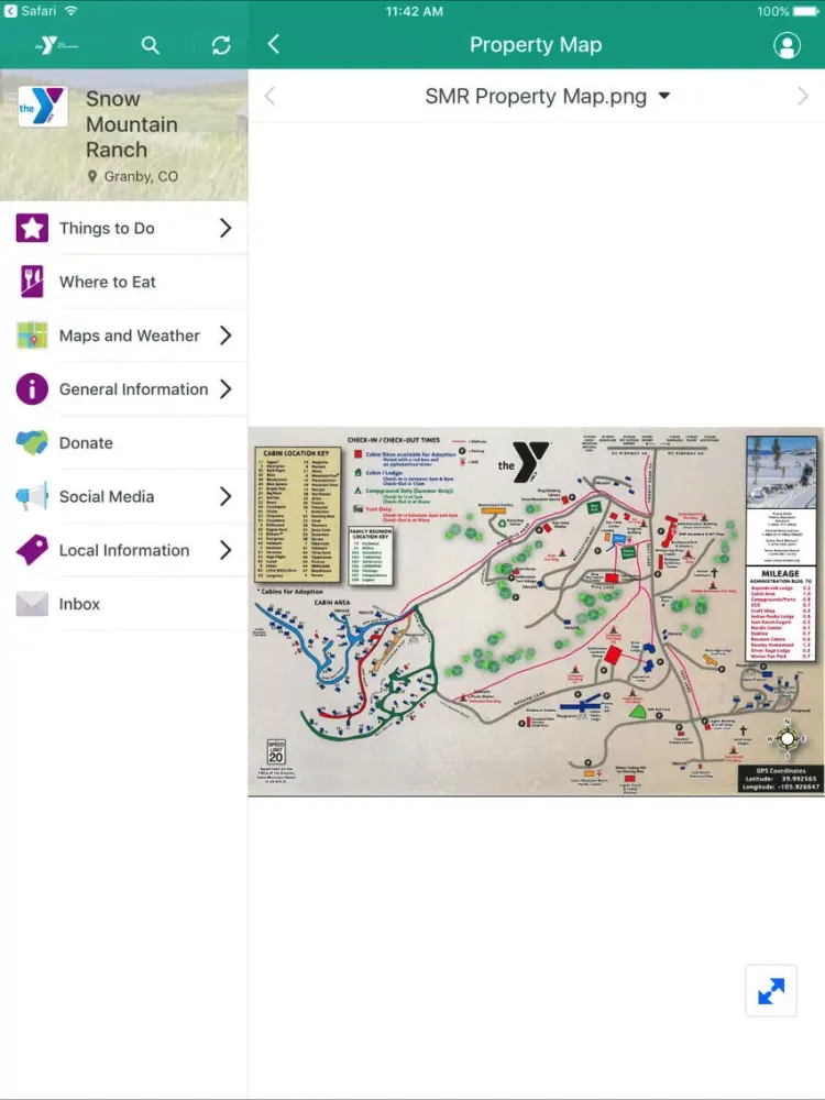 تصاویر YMCA of the Rockies iPad 
