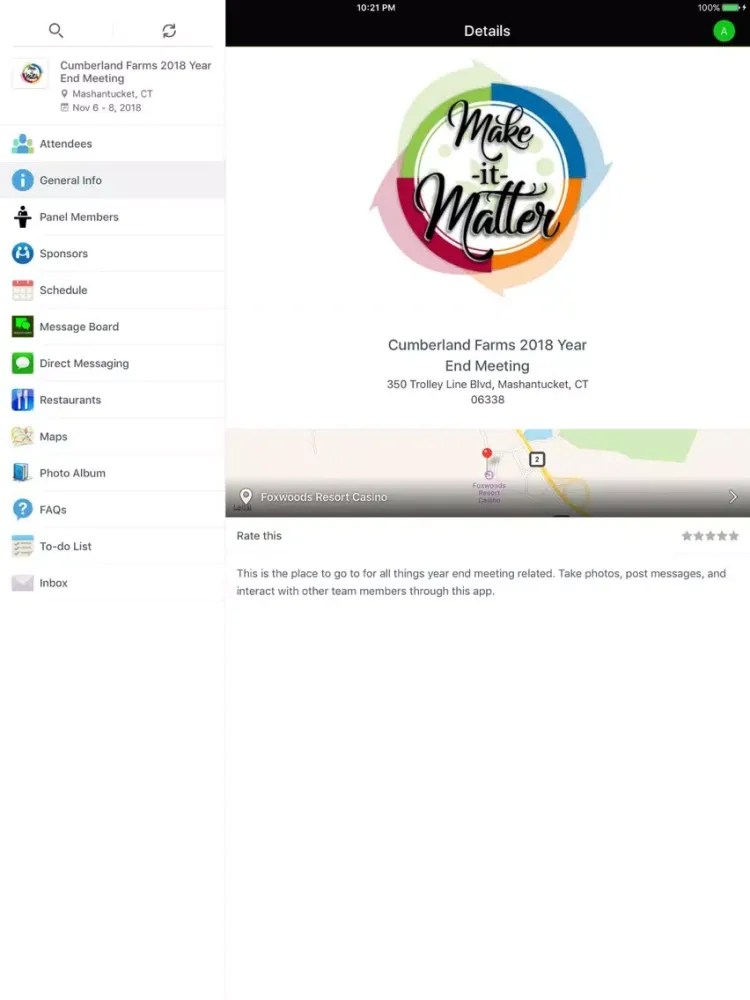 Cumberland Farms Year End 2018 iPad  Screenshots