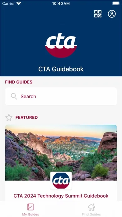 Tangkapan layar CTA Guidebook