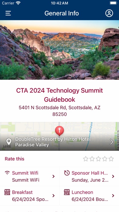 Tangkapan layar CTA Guidebook