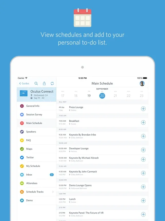 Скриншоты Guidebook iPad 