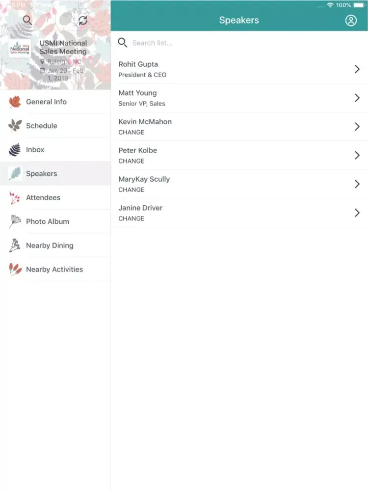 Capturas de pantalla de Genworth NSM iPad 