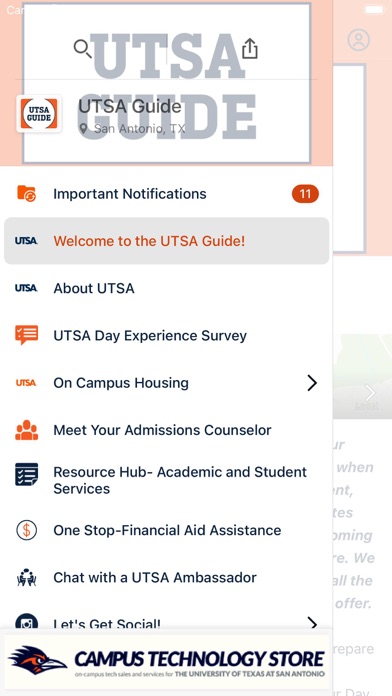UTSA Guide スクリーンショット