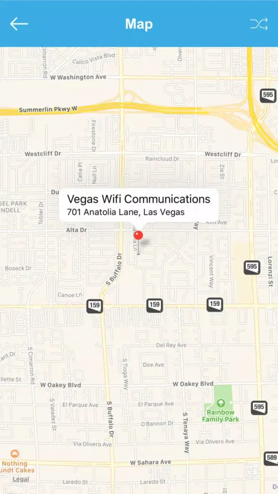 Capturas de tela do Las Vegas Wi-Fi Hotspots