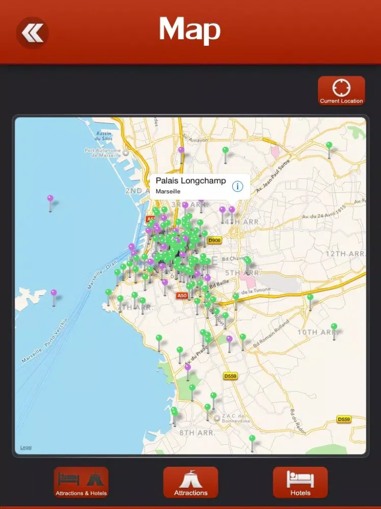 Marseille City Travel Guide iPad 應用截圖