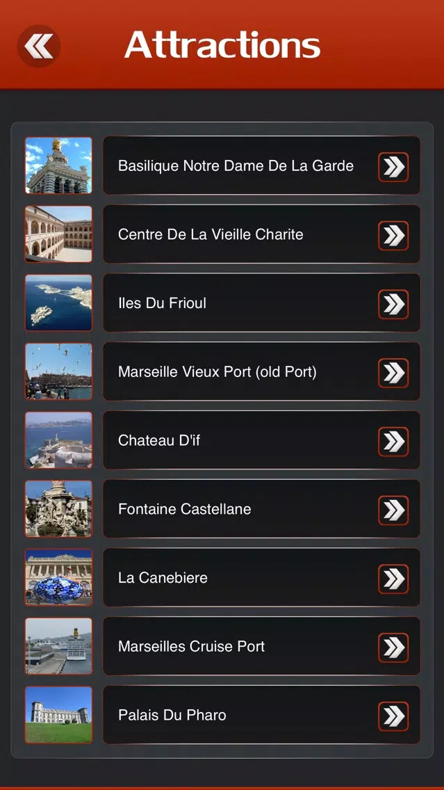 Marseille City Travel Guide سکرین شاٹس
