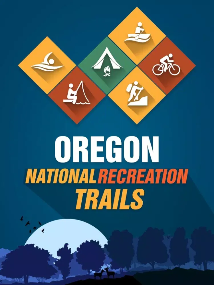 Tangkapan skrin Oregon National Recreation Trails iPad 