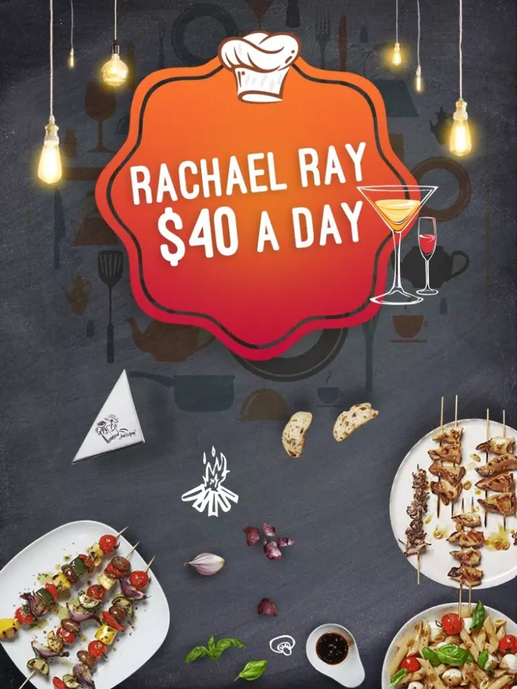 Rachael Ray $40 a Day Restaurant Locations iPad  스크린샷