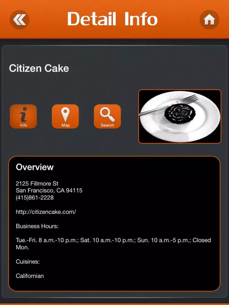 Rachael Ray $40 a Day Restaurant Locations iPad  스크린샷