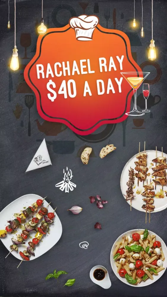 Rachael Ray $40 a Day Restaurant Locations 스크린샷