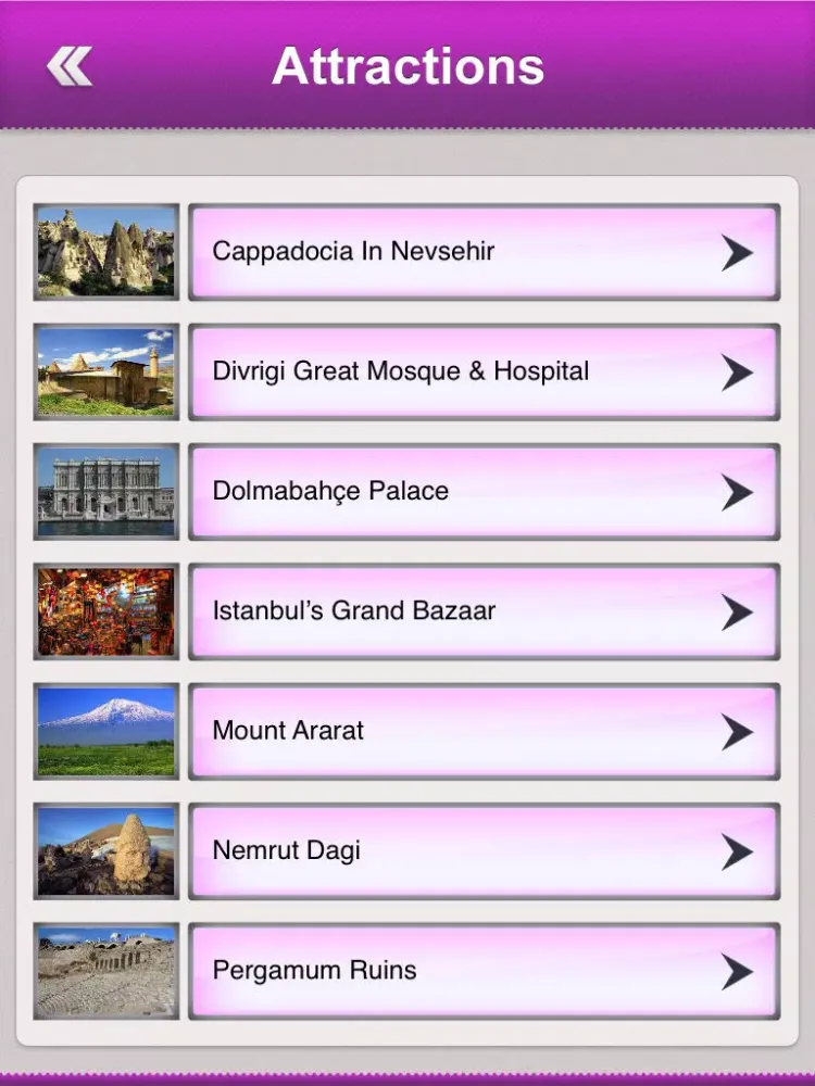 Captures d'écran de Turkey Tourism iPad 