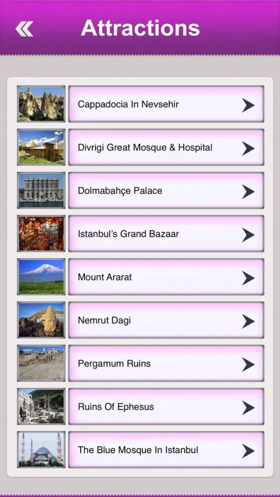 Captures d'écran de Turkey Tourism