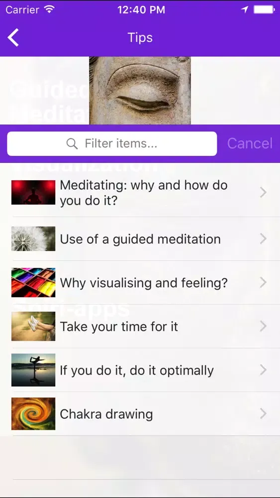 Guided Meditation and Visualization App应用截图