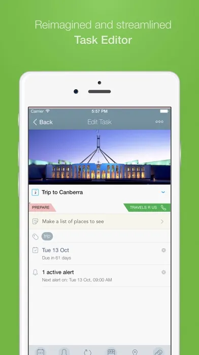 Tangkapan layar 2Do - Todo List, Tasks & Notes