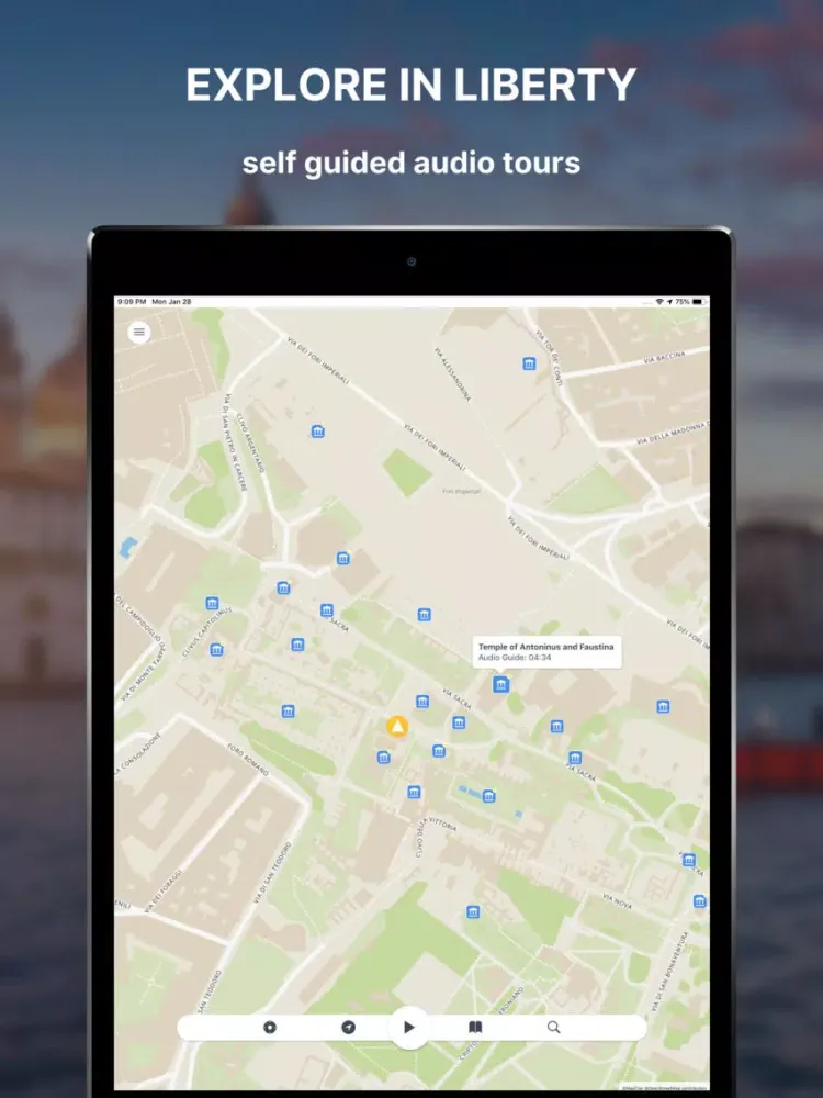 GuideeGo - Roman Forum Guide iPad  Ekran Görüntüleri
