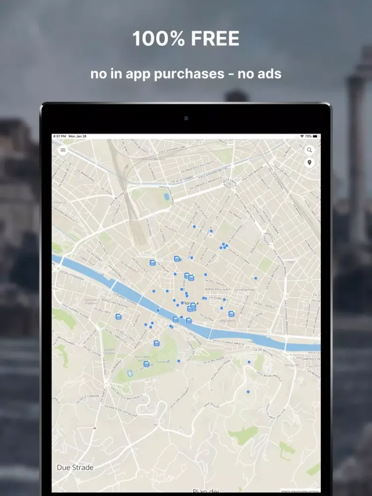 GuideeGo - Roman Forum Guide iPad  Ekran Görüntüleri