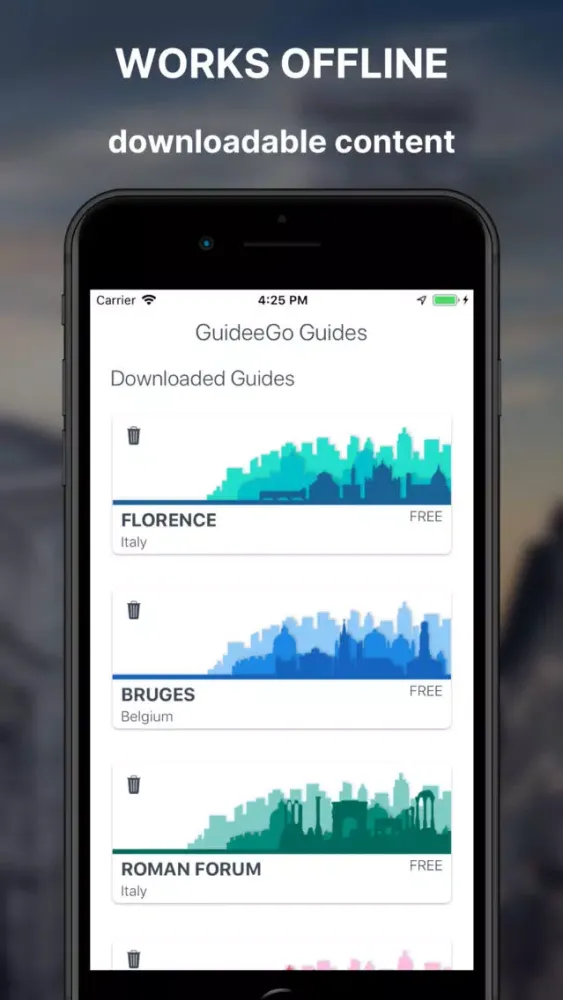 GuideeGo - Roman Forum Guide Ekran Görüntüleri