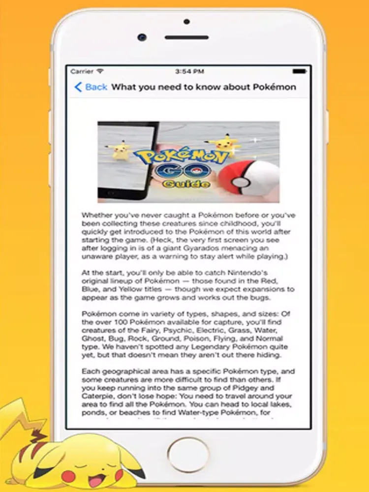 Tangkapan layar Guid for Pokémon Go - Tips & Tricks Cheats iPad 