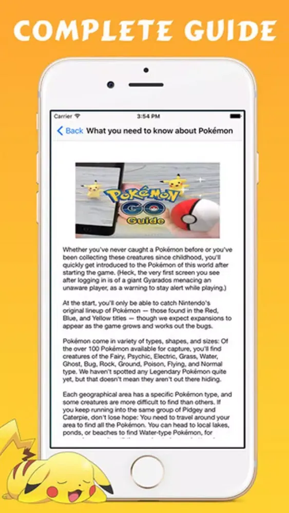 Tangkapan layar Guid for Pokémon Go - Tips & Tricks Cheats