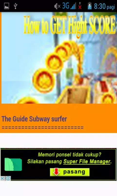 Screenshot di Cheats Subway Surfers