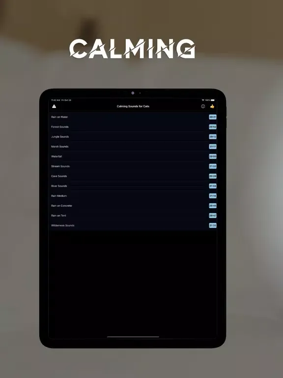 Скриншоты Calming Sound for Cats iPad 