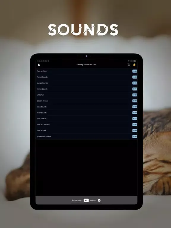 Скриншоты Calming Sound for Cats iPad 