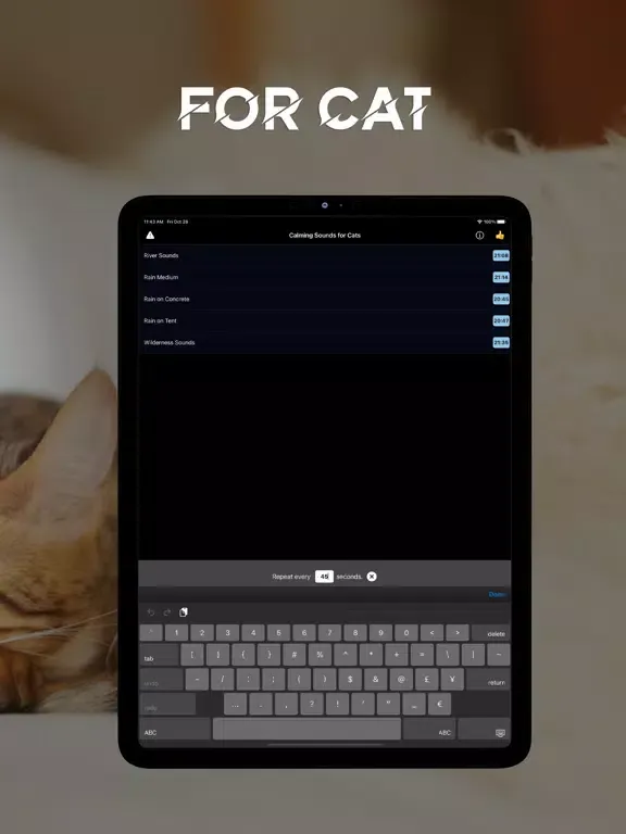 Скриншоты Calming Sound for Cats iPad 