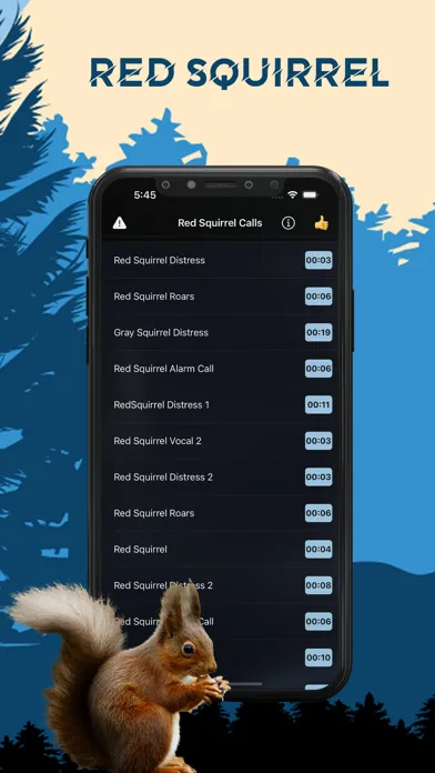 Red Squirrel Magnet Calls स्क्रीनशॉट