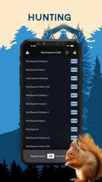 Red Squirrel Magnet Calls स्क्रीनशॉट